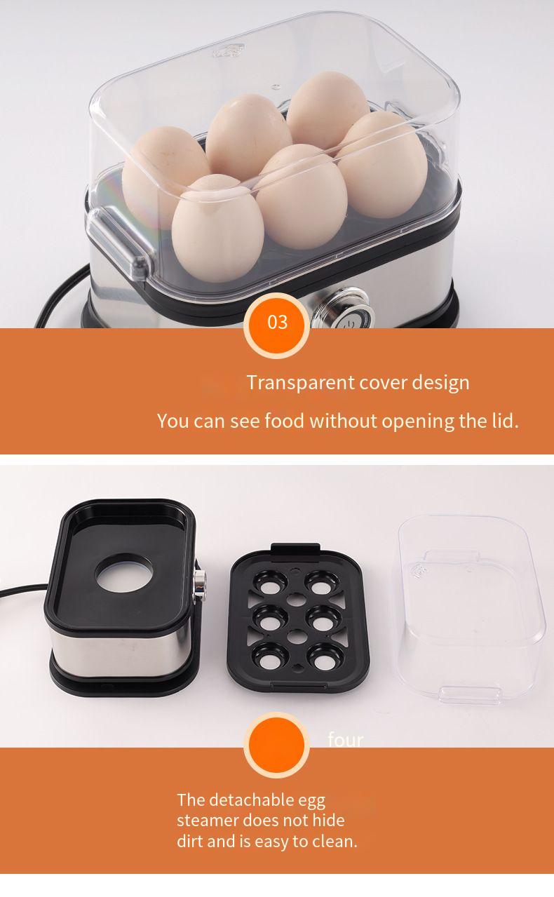 Multifunctional Egg Cooker With Automatic Stainless Steel Cooker, Kitchen Steamer, Household Breakfast Machine,_voghion.com