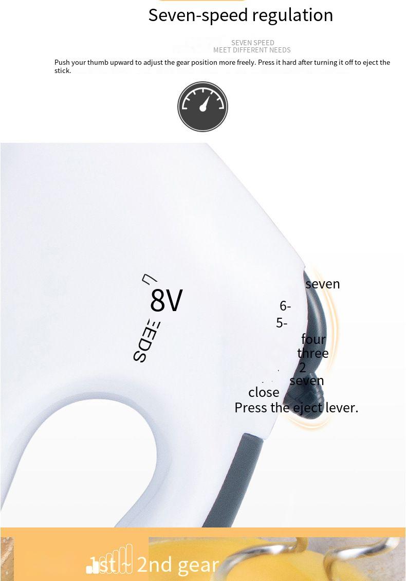 Stainless Steel Tabletop Egg Beater And Dough Mixer For Baking_voghion.com