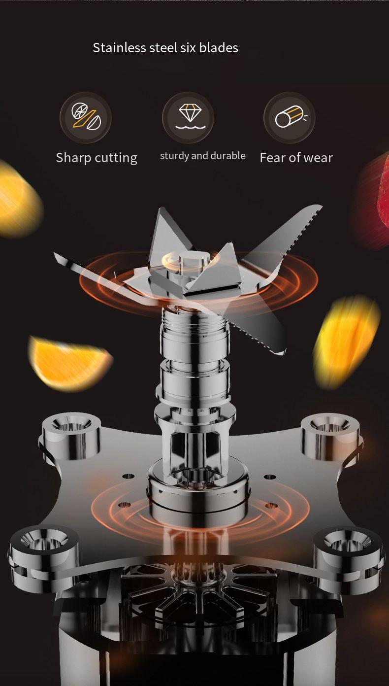 Countertop Blender Food Processor For Kitchen Smoothies And Juice_voghion.com