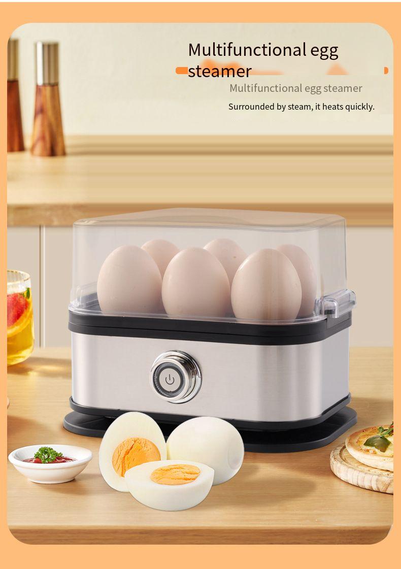 Multifunctional Egg Cooker With Automatic Stainless Steel Cooker, Kitchen Steamer, Household Breakfast Machine,_voghion.com