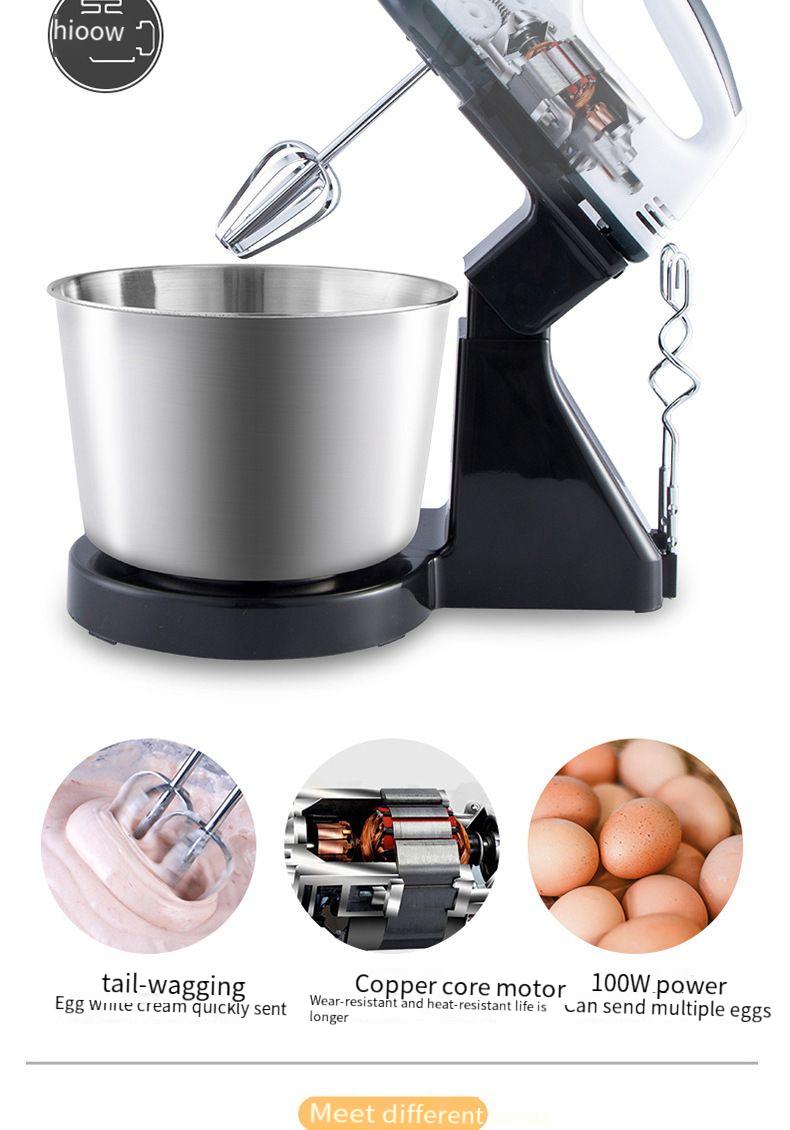 Stainless Steel Tabletop Egg Beater And Dough Mixer For Baking_voghion.com