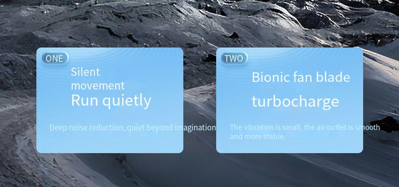 Portable Handheld Fan Desktop Rechargeable Cooling Fan_voghion.com