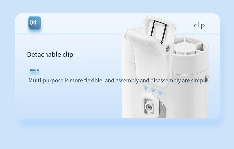 Portable Handheld Fan Desktop Rechargeable Cooling Fan_voghion.com