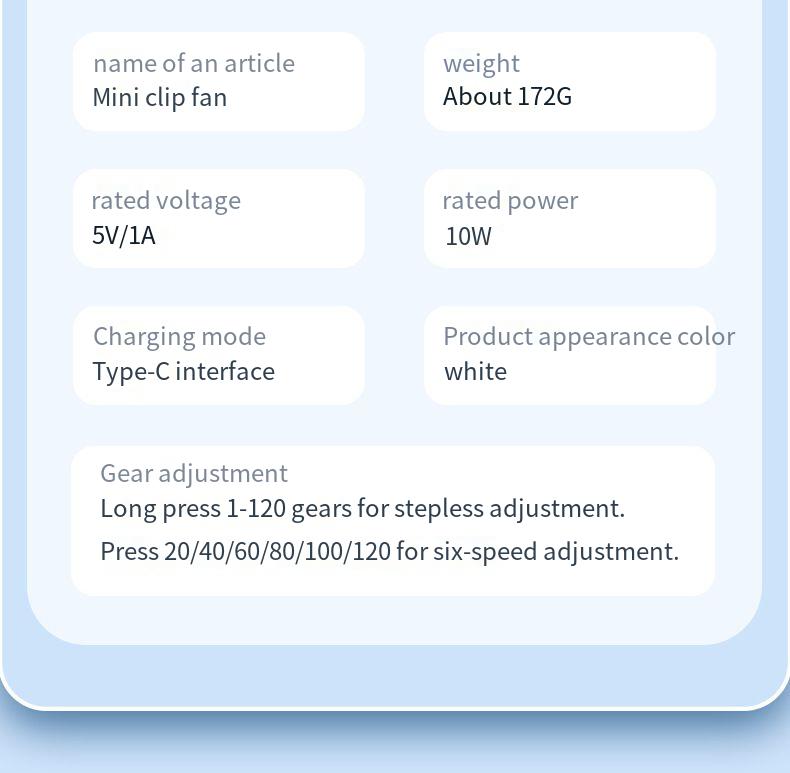 Portable Handheld Fan Desktop Rechargeable Cooling Fan_voghion.com