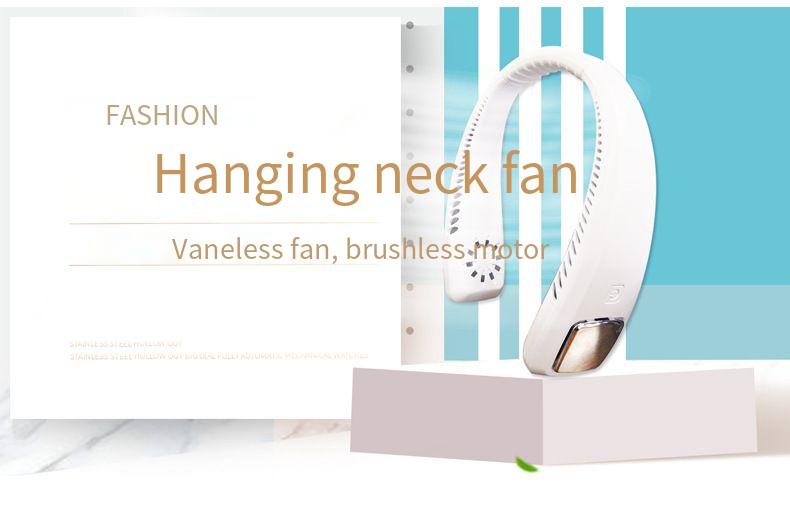 Portable Bladeless Neck Fan Hands Free Usb Rechargeable Cooling_voghion.com