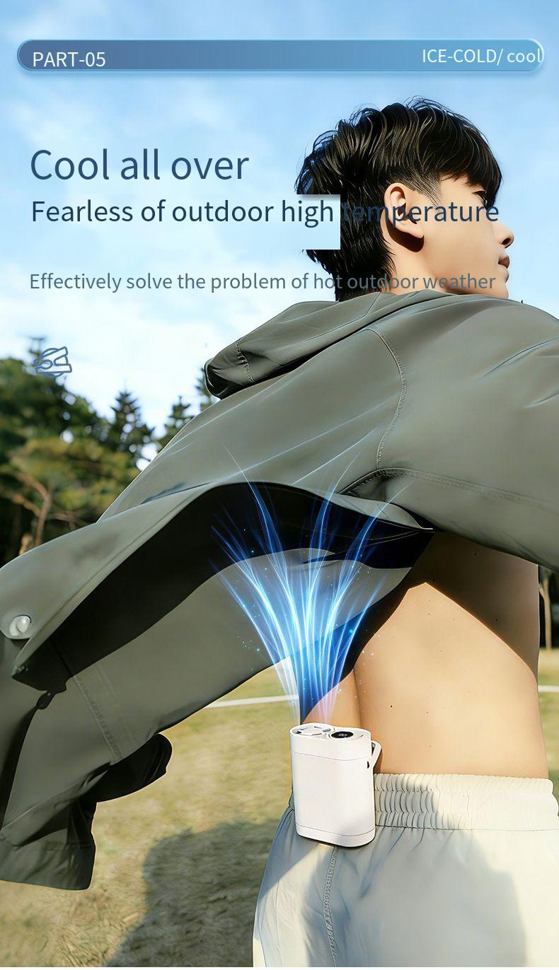 Portable Handheld Fan Desktop Rechargeable Cooling Fan_voghion.com