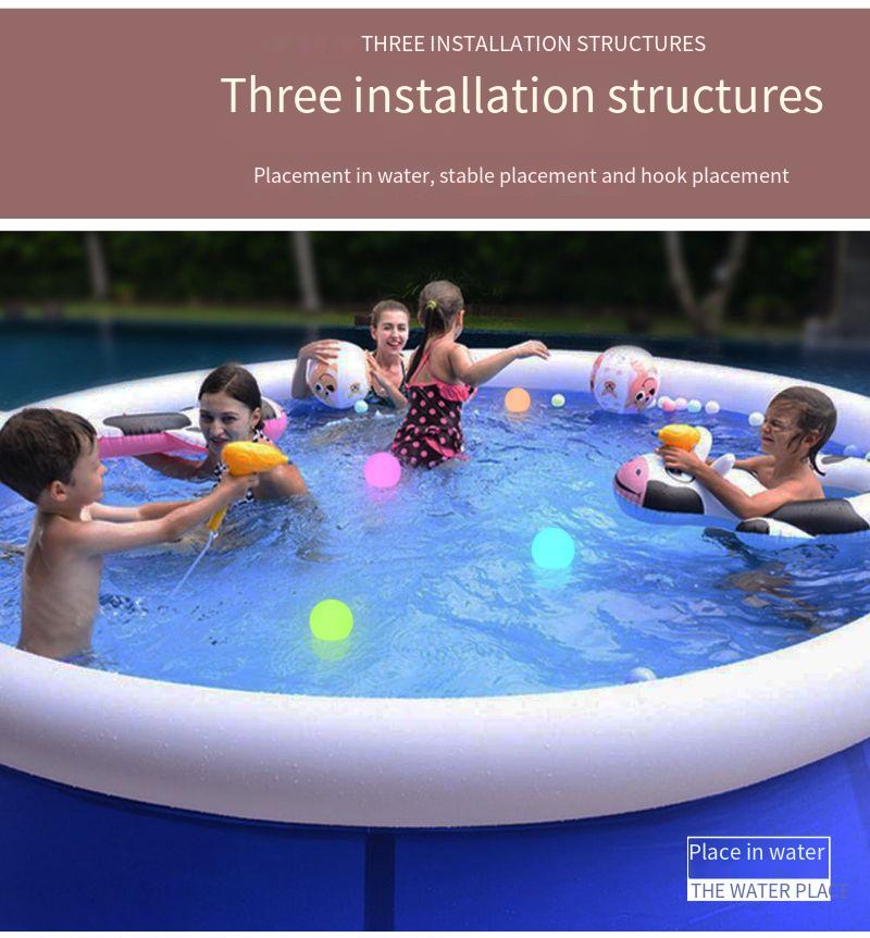 Best-selling Floating LED Round , Luminous Ball With Remote Control_voghion.com