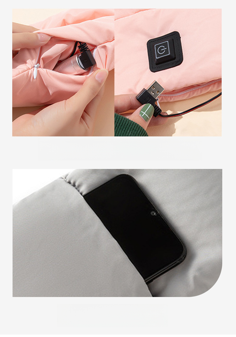 Koreanischer Stil: Warmer, hochwertiger, dicker Daunenschal für Damen – ideal für den Winter._voghion.com