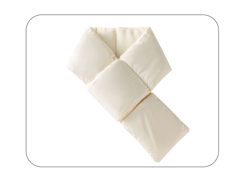 Koreanischer Stil: Warmer, hochwertiger, dicker Daunenschal für Damen – ideal für den Winter._voghion.com