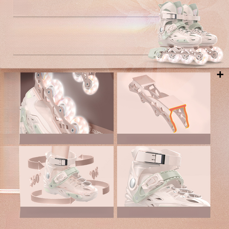 Sway Girls, Kinder Anfänger, Jungen Inlineskates, Erwachsene Rollschuhe für Damen_voghion.com