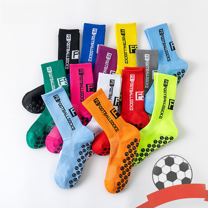 Children's Sports FS Football Non-Slip Long Mid-Calf Compression Basketball Youth Socks_voghion.com