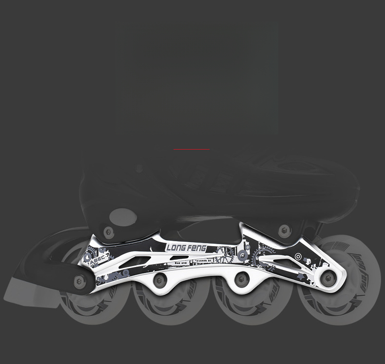 Pattini in linea per adulti e bambini, set completo per principianti, pattini a rotelle unisex professionali per studenti universitari_voghion.com