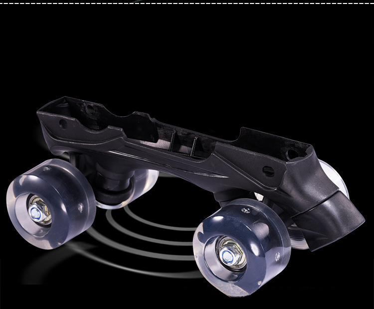 Pattini da ghiaccio in linea per adulti, pattini a rotelle lampeggianti a doppia fila per bambini, per principianti, uomini e donne_voghion.com