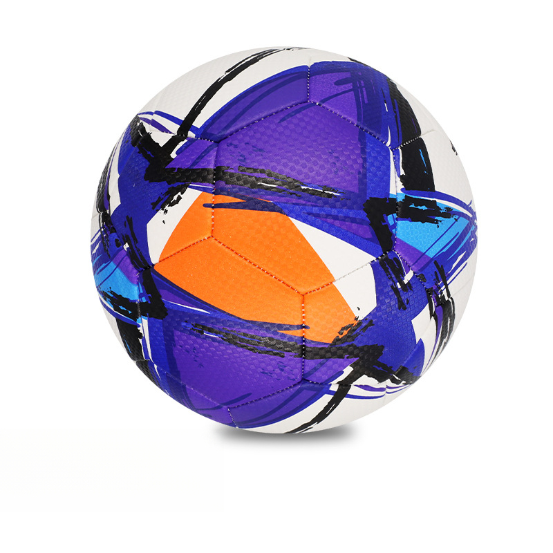 Pallone da calcio da allenamento per bambini, 4 studenti, 3, in gomma PVC cucita a macchina, taglia 5_voghion.com