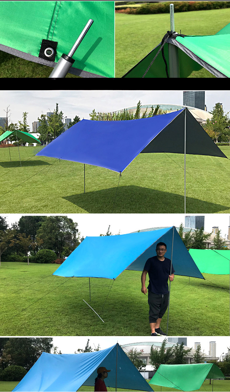 Car-Mounted Tent Multi-Functional Sunshade Rainproof Awning Camping Outdoor Beach Canopy_voghion.com