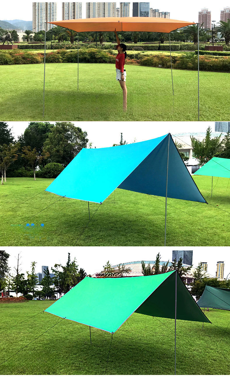 Car-Mounted Tent Multi-Functional Sunshade Rainproof Awning Camping Outdoor Beach Canopy_voghion.com