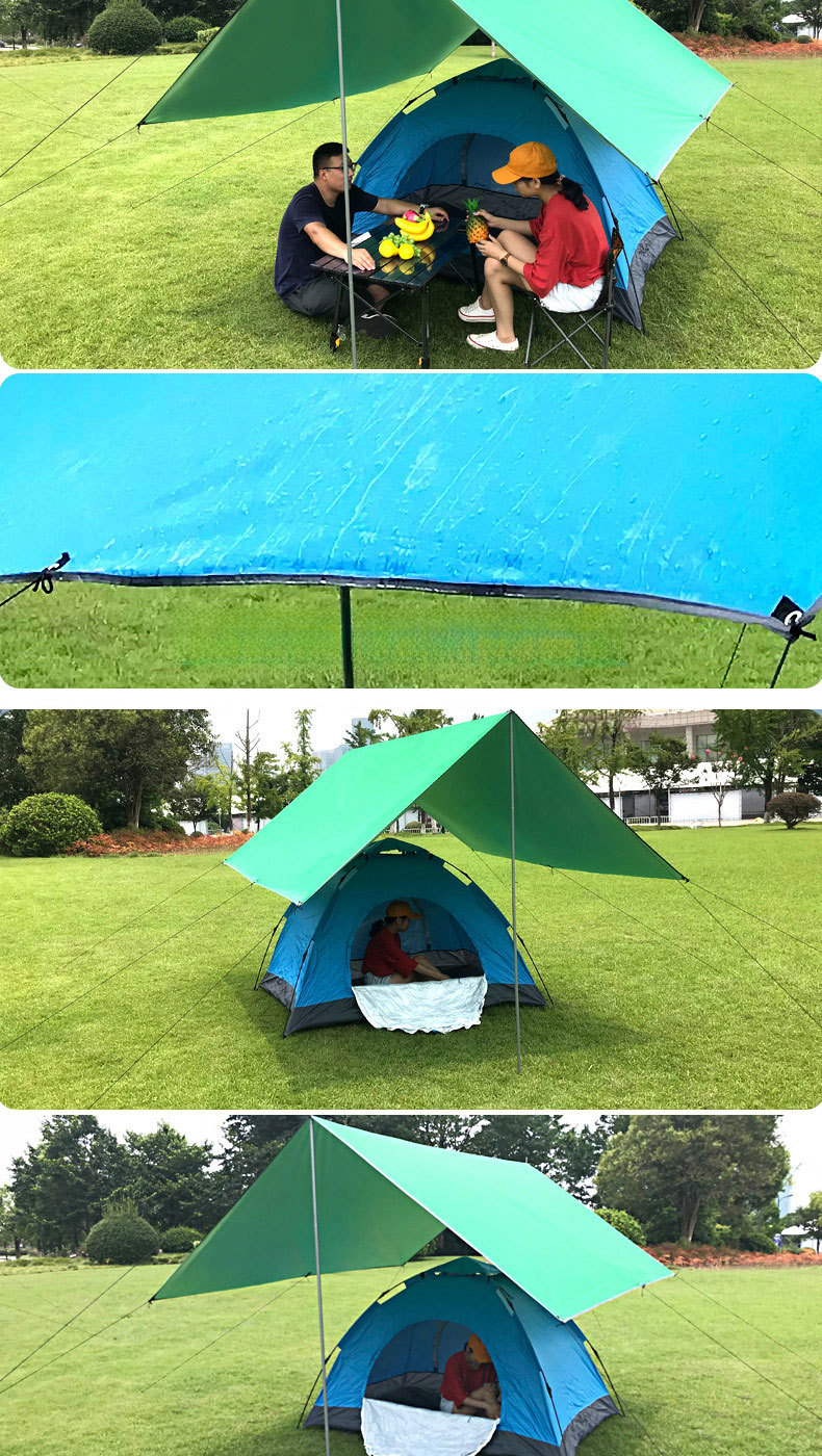 Car-Mounted Tent Multi-Functional Sunshade Rainproof Awning Camping Outdoor Beach Canopy_voghion.com