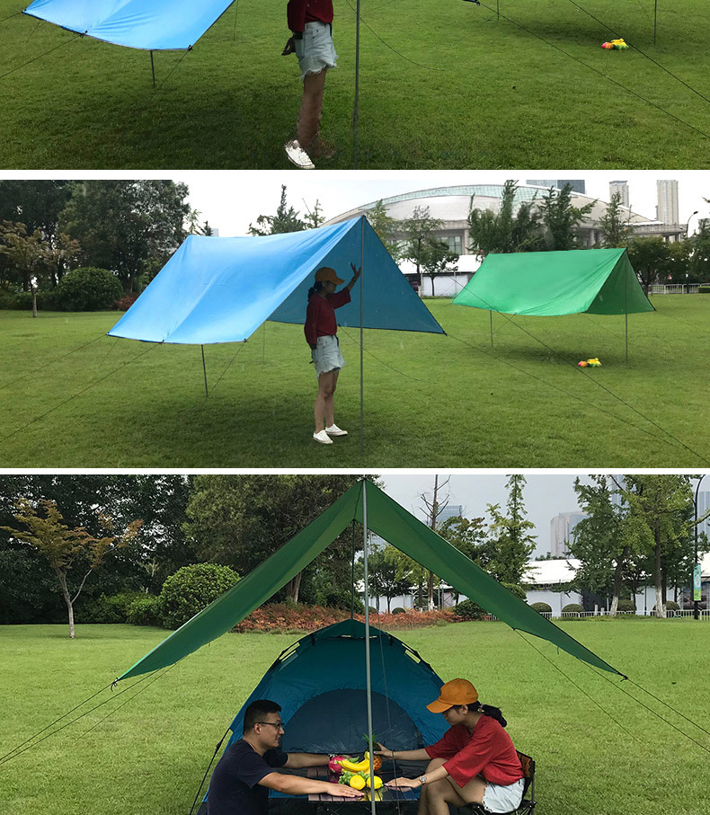 Car-Mounted Tent Multi-Functional Sunshade Rainproof Awning Camping Outdoor Beach Canopy_voghion.com