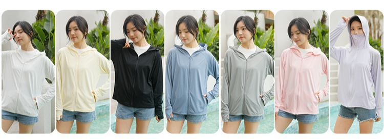 Unisex Ice Silk Clothing For Women, Summer 2025 New Style, Large Brim, UV Protection, Breathable Sun Protection Jacket_voghion.com