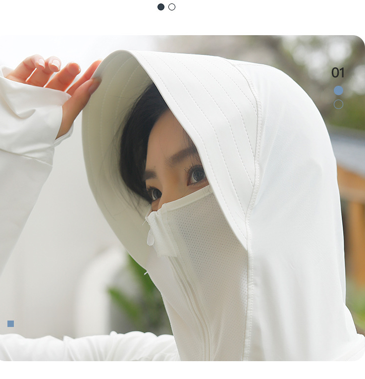 Unisex Ice Silk Clothing For Women, Summer 2025 New Style, Large Brim, UV Protection, Breathable Sun Protection Jacket_voghion.com