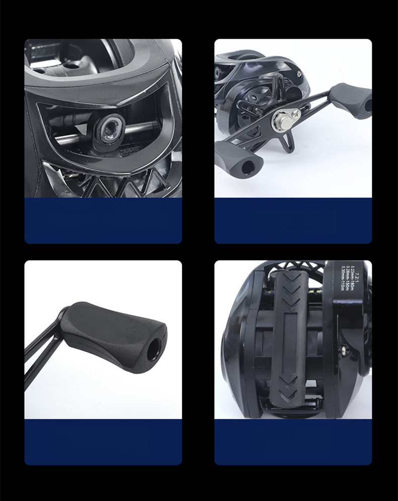 Vollmetall-Wassertropfenköder, Mikrobrücken-Raft-Angelrolle, explosionsgeschützte Schnur, Weitwurf, bereit zur Werksprüfung_voghion.com