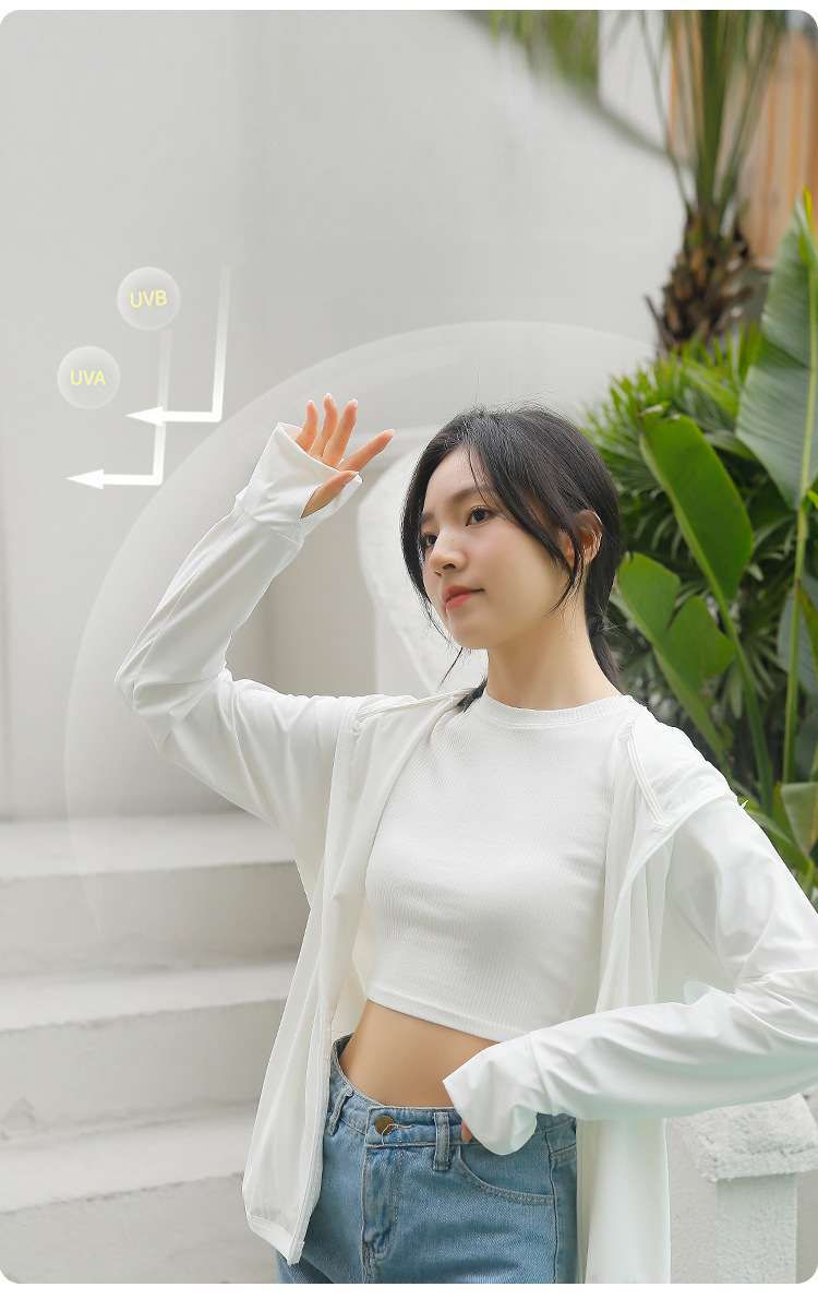 Unisex Ice Silk Clothing For Women, Summer 2025 New Style, Large Brim, UV Protection, Breathable Sun Protection Jacket_voghion.com