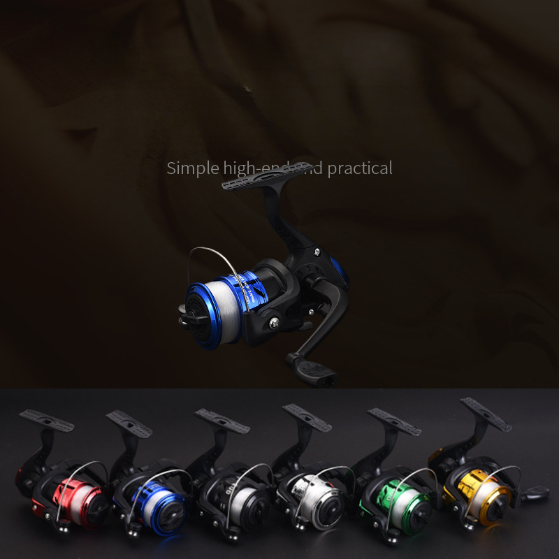 Tipo 200 con lenza, mulinello da spinning, attrezzatura, canna da pesca con esche artificiali, mulinello da pesca_voghion.com