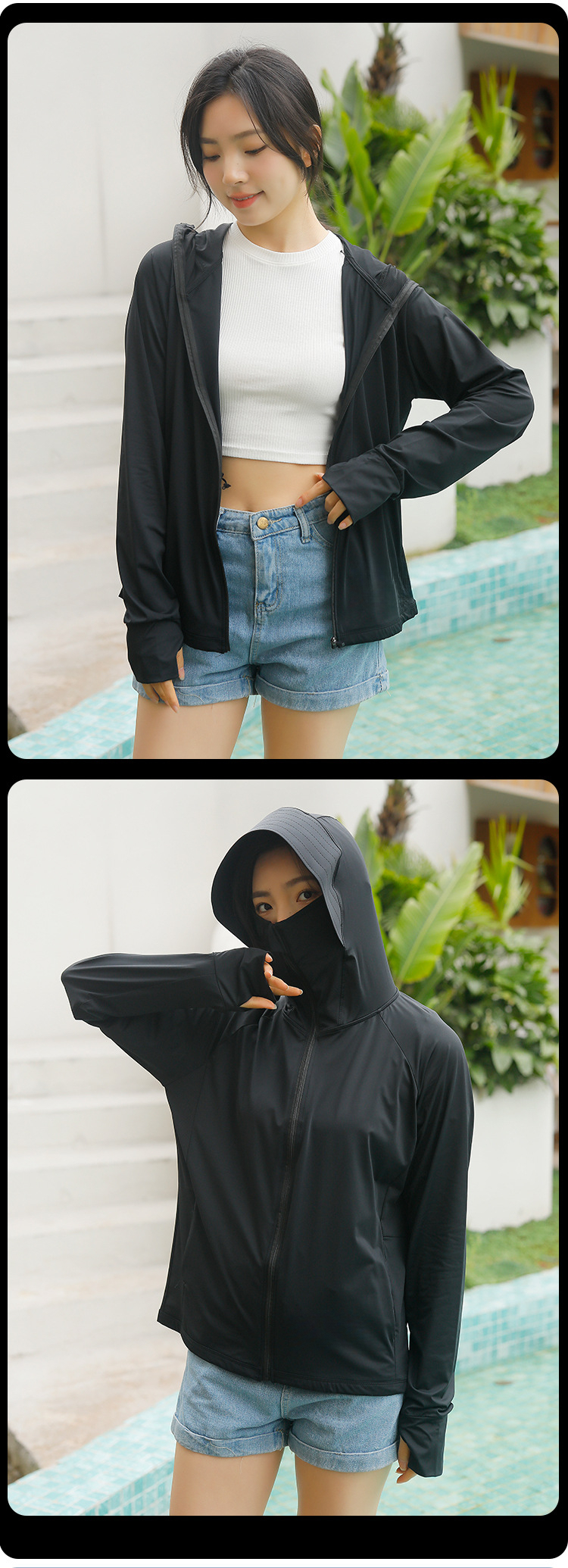 Unisex Ice Silk Clothing For Women, Summer 2025 New Style, Large Brim, UV Protection, Breathable Sun Protection Jacket_voghion.com