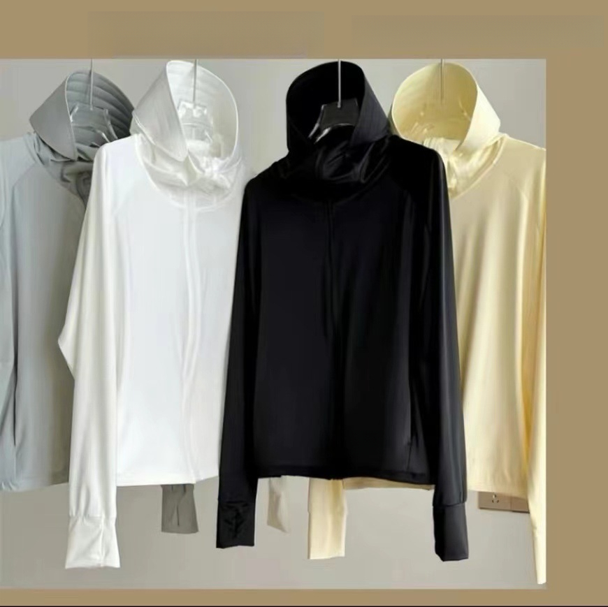 Unisex Ice Silk Clothing For Women, Summer 2025 New Style, Large Brim, UV Protection, Breathable Sun Protection Jacket_voghion.com