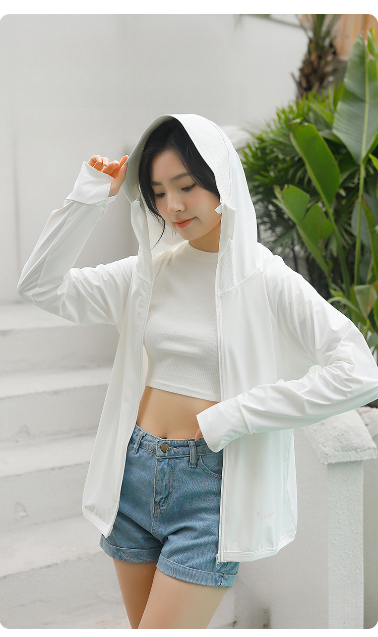 Unisex Ice Silk Clothing For Women, Summer 2025 New Style, Large Brim, UV Protection, Breathable Sun Protection Jacket_voghion.com