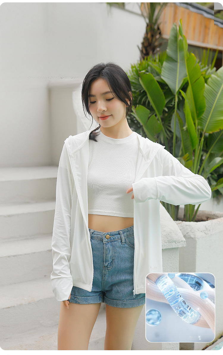 Unisex Ice Silk Clothing For Women, Summer 2025 New Style, Large Brim, UV Protection, Breathable Sun Protection Jacket_voghion.com