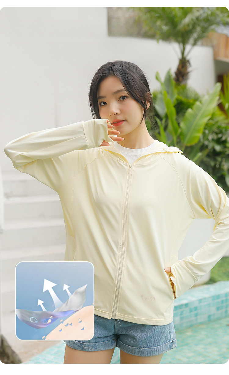 Unisex Ice Silk Clothing For Women, Summer 2025 New Style, Large Brim, UV Protection, Breathable Sun Protection Jacket_voghion.com