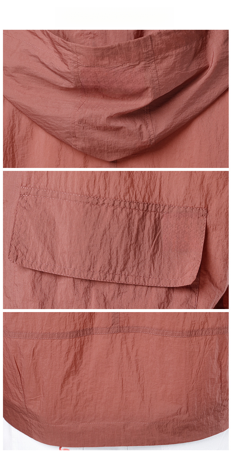 Neuer kurzer Mantel im Mom-Style, vielseitiges Top in Übergröße, langärmlige Sonnenschutzjacke für Damen (Modell 2025)_voghion.com