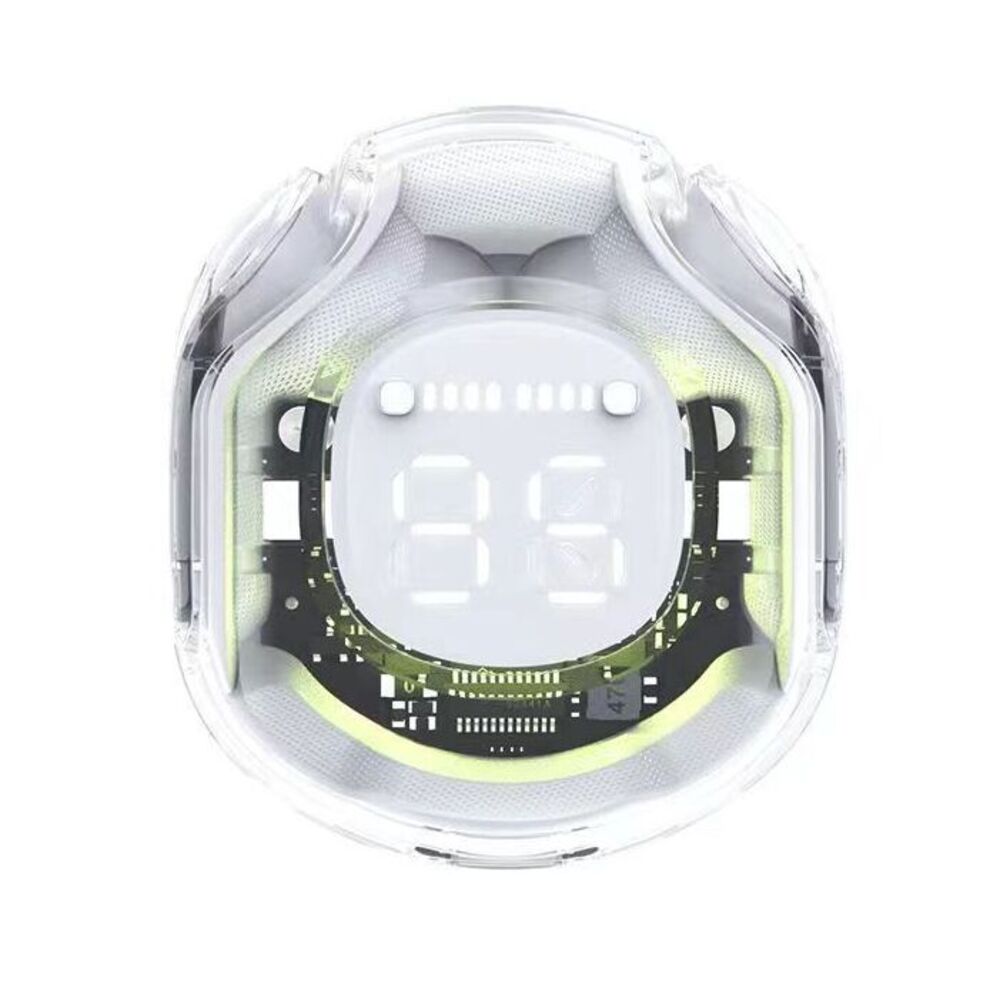 Lange Akkulaufzeit, Digitalanzeige, hochwertiges, transparentes Design, kabelloser In-Ear-Kopfhörer mit Geräuschunterdrückung, zweite Generation_voghion.com