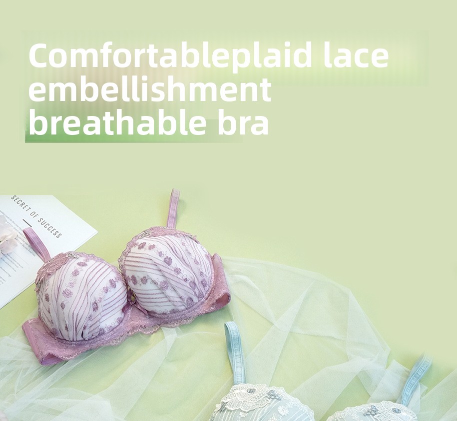 Comfortable Push-up Bra And Brief Set For Large Busts, Breathable_voghion.com