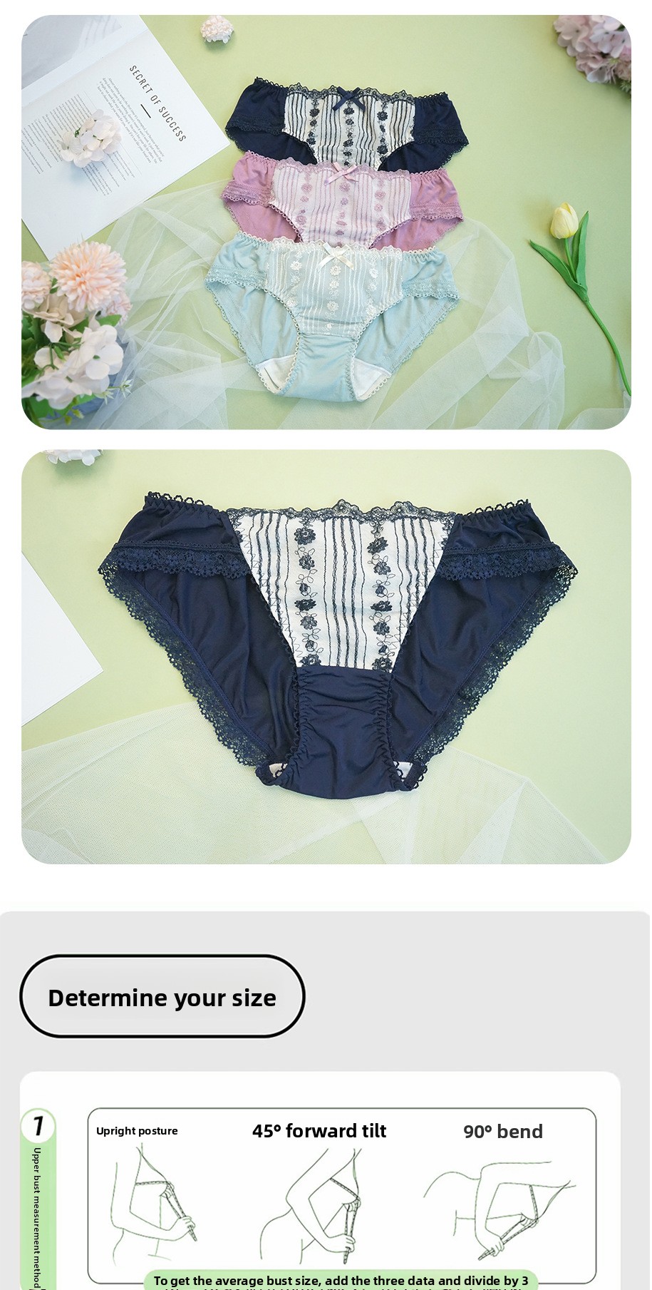 Comfortable Push-up Bra And Brief Set For Large Busts, Breathable_voghion.com