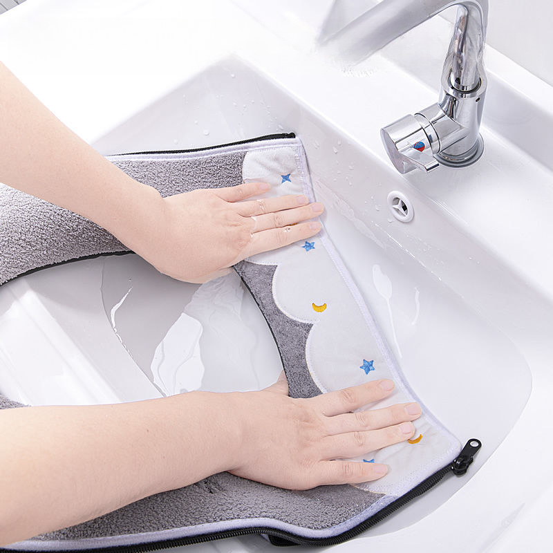 Zweierpack Kissen Sitzbezug Verdickter Cartoon Reißverschluss Toilettenring Herbst Winter Universal Wasserdicht Waschbar_voghion.com