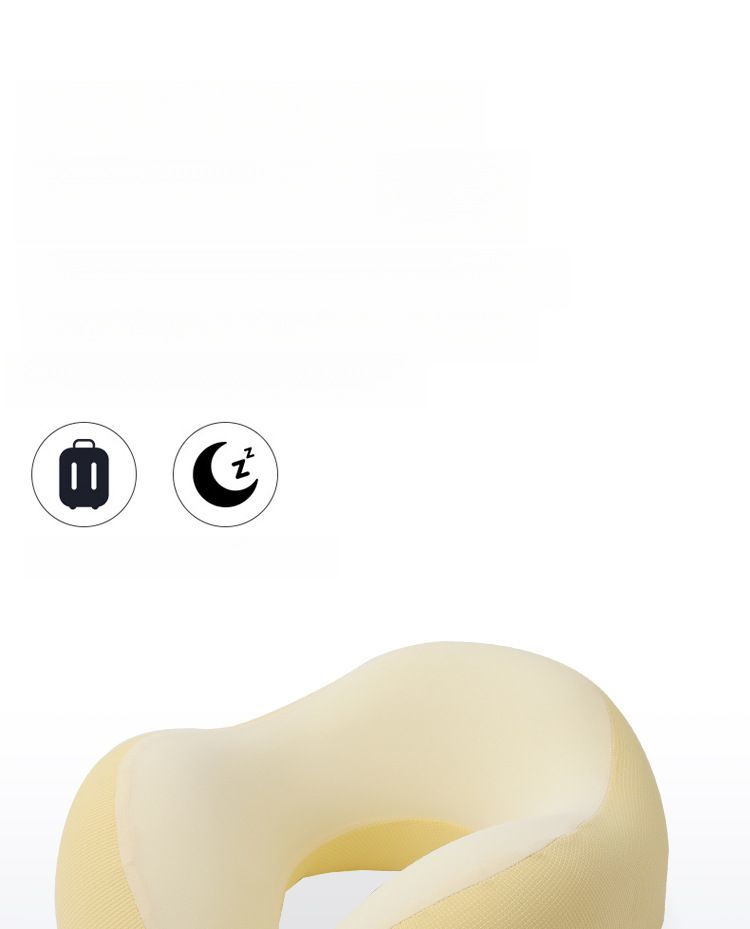 Cuscino da viaggio in memory foam a u con bottone personalizzabile_voghion.com