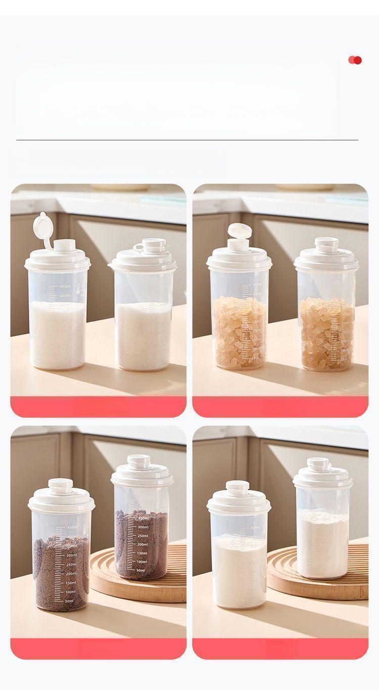 Sugar Jar Sealed Food Storage Container For Kitchen And Pantry_voghion.com