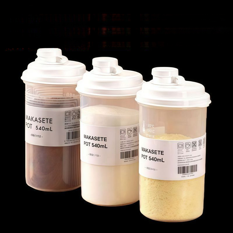 Sugar Jar Food Grade Sealed Household Moisture-Proof Kitchen Flour Starch Storage Container_voghion.com