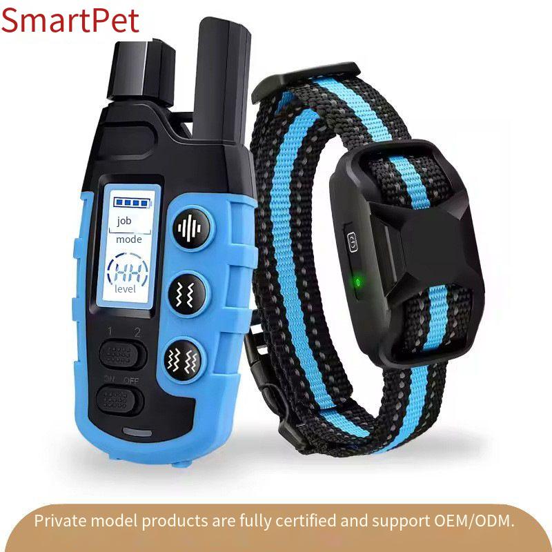 Smart Dog Training Collar With Remote Control Anti-barking Device_voghion.com