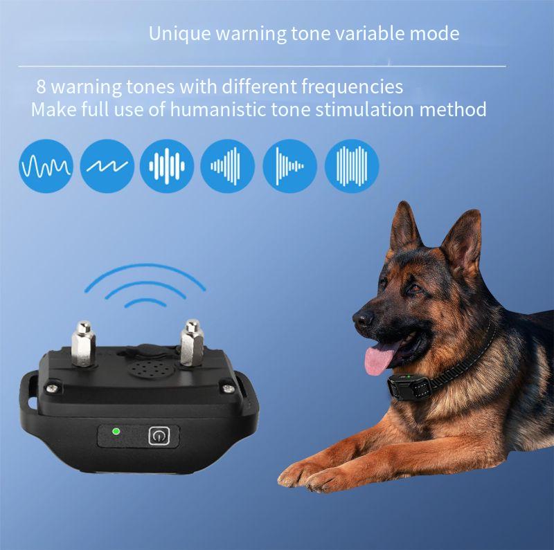Smart Dog Training Collar With Remote Control Anti-barking Device_voghion.com