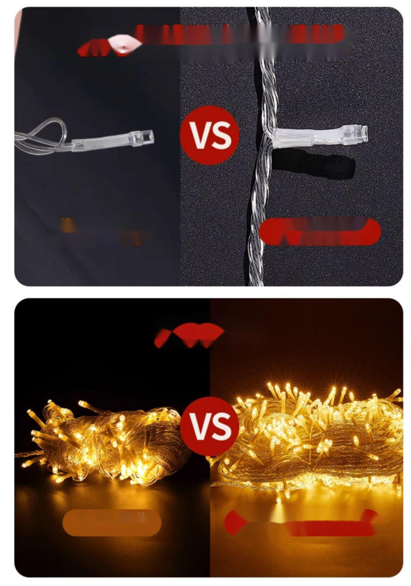 LED-Lichterkette mit blinkendem Sternenhimmel, solarbetrieben, hohe Helligkeit, wasserdicht, für den Außenbereich, stimmungsvolle Beleuchtung_voghion.com