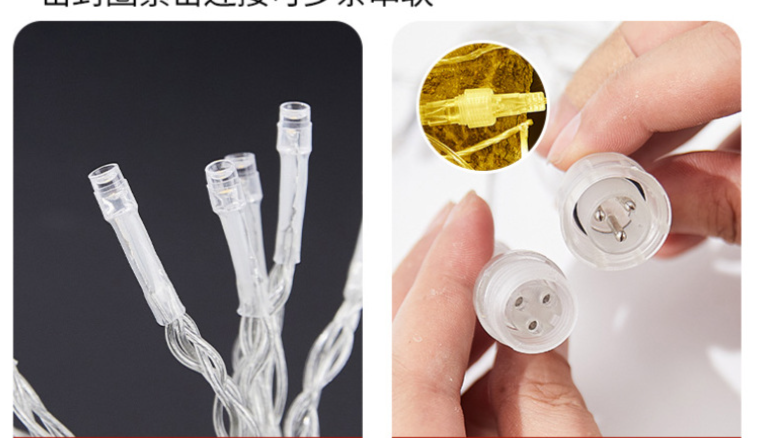 LED-Lichterkette mit blinkendem Sternenhimmel, solarbetrieben, hohe Helligkeit, wasserdicht, für den Außenbereich, stimmungsvolle Beleuchtung_voghion.com