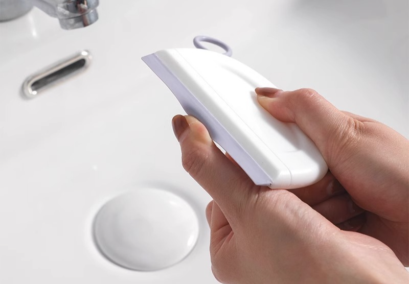 Small Glass Cleaning Tool Bathroom Sink Mini Squeegee_voghion.com
