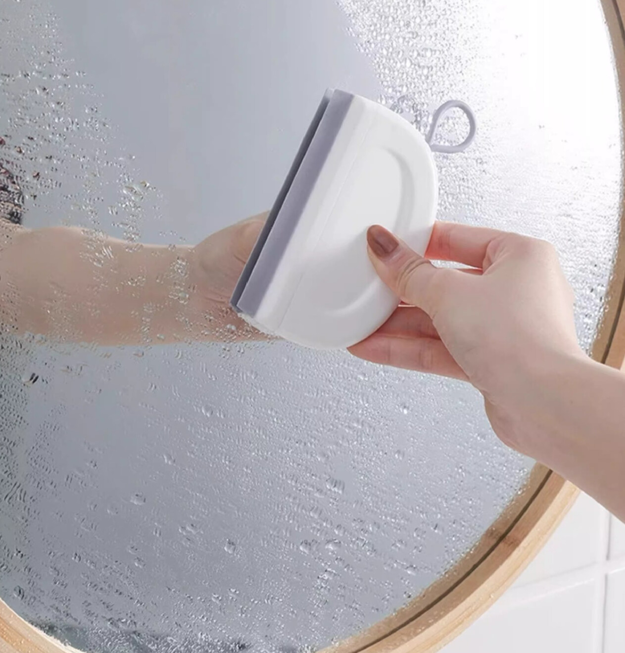 Small Glass Cleaning Tool Bathroom Sink Mini Squeegee_voghion.com