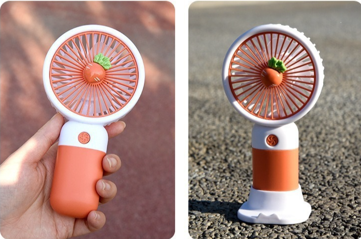 Mini ventilatore portatile USB multifunzione per studenti, piccolo, pratico, fresco e carino per tutta l'estate_voghion.com