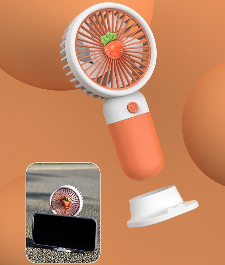 Mini ventilatore portatile USB multifunzione per studenti, piccolo, pratico, fresco e carino per tutta l'estate_voghion.com