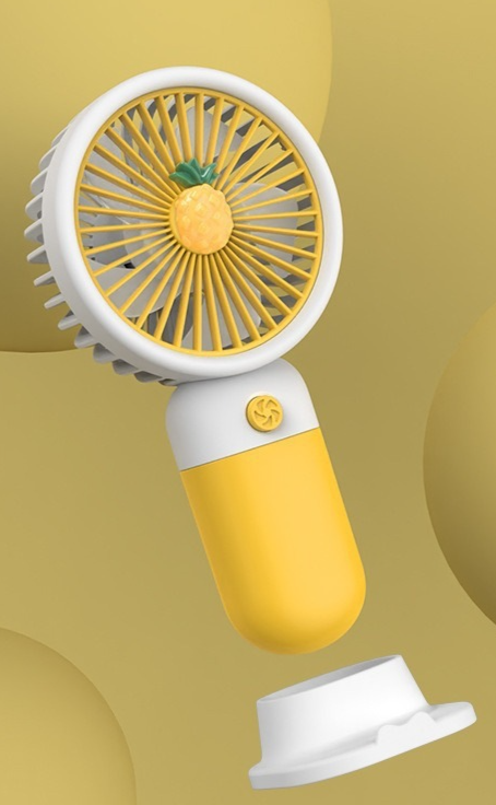 Mini ventilatore portatile USB multifunzione per studenti, piccolo, pratico, fresco e carino per tutta l'estate_voghion.com