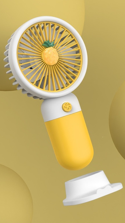 Mini ventilatore portatile USB multifunzione per studenti, piccolo, pratico, fresco e carino per tutta l'estate_voghion.com
